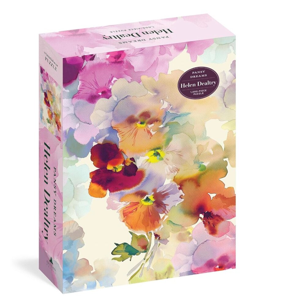 'PANSY DREAMSโ ARTISIAN PUZZLE 1000 PIECES - HELEN DEALTRY ANTHROPOLOGIE ARTIST